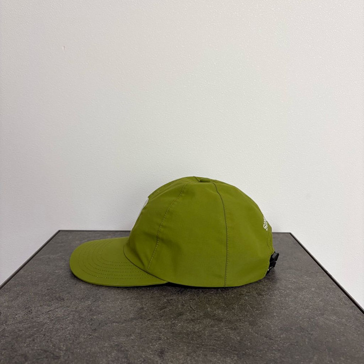 (OS) 슈프림 S로고 볼캡 모자 고어텍스 올리브 그린--1