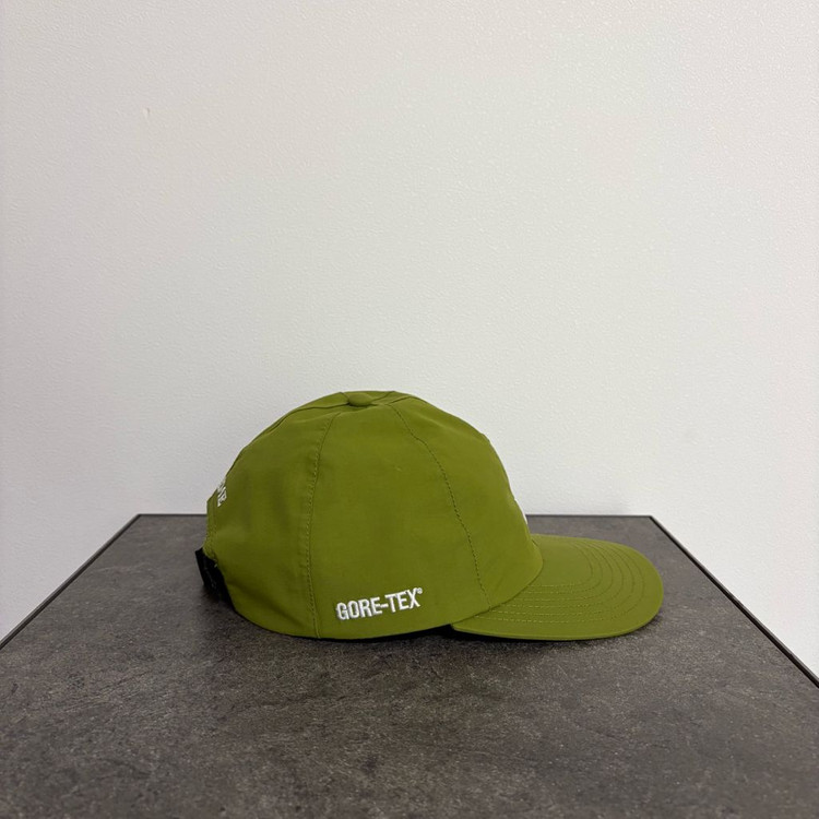 (OS) 슈프림 S로고 볼캡 모자 고어텍스 올리브 그린--2
