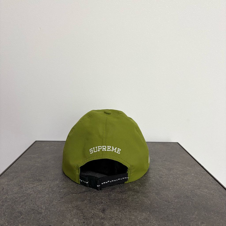 (OS) 슈프림 S로고 볼캡 모자 고어텍스 올리브 그린--3