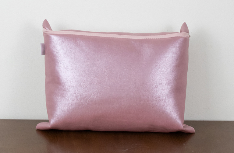 [창고정리새제품] 솜레자베개(소형) 펄핑크 색상 새제품--1