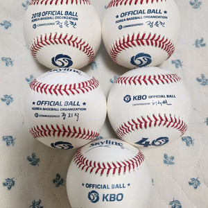 각종 공인구 야구공 기념구
