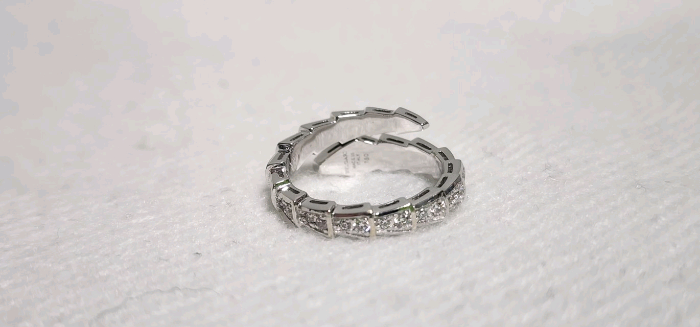 18k 화이트골드 세르반지--2