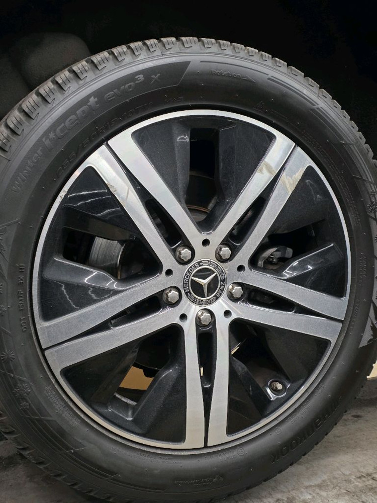 W167 GLE 19인치 순정휠+ 255 50 19 윈터 타이어 조합--1
