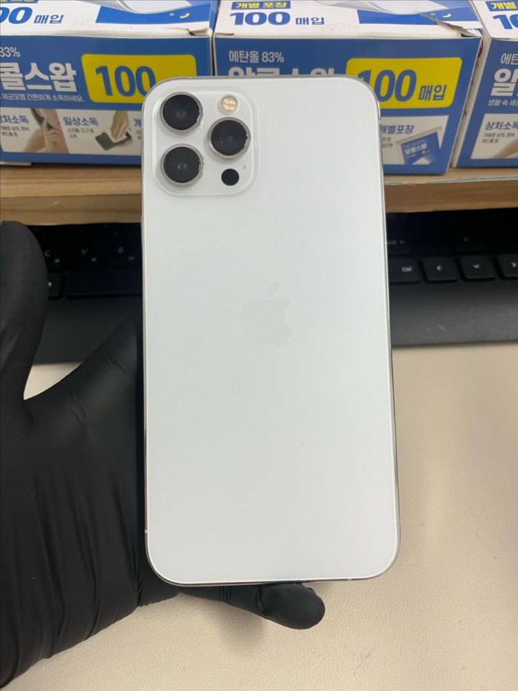 아이폰12프로맥스 256G 실버 SSS급!--1