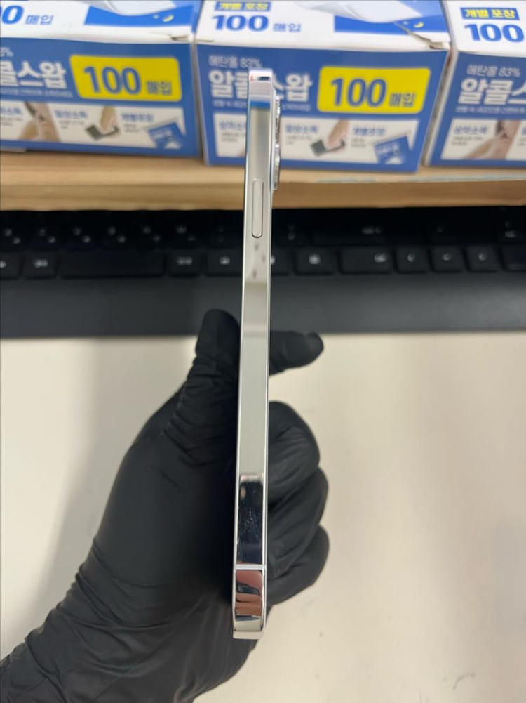 아이폰12프로맥스 256G 실버 SSS급!--4