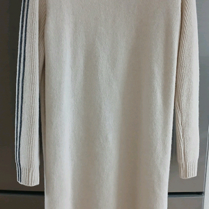 [V LOUNGE] 니트 후드 롱 원피스 새상품