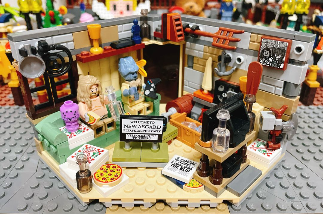 레고 마블 아스가르드 뚱토르 76200--3