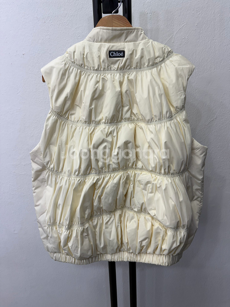 정품) chloe 끌로에 여성 패딩조끼 M--3