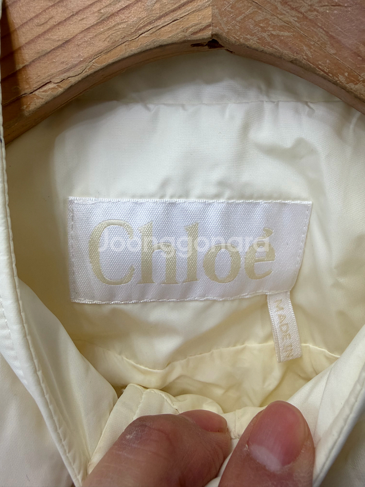 정품) chloe 끌로에 여성 패딩조끼 M--5