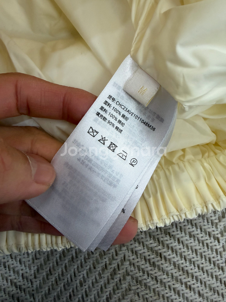 정품) chloe 끌로에 여성 패딩조끼 M--6