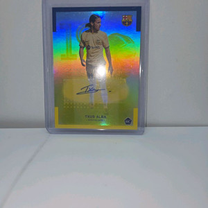 바르셀로나 추스 알바 축구 카드 싸인 50한정43번째