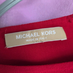 마이클코어스 레드 원피스