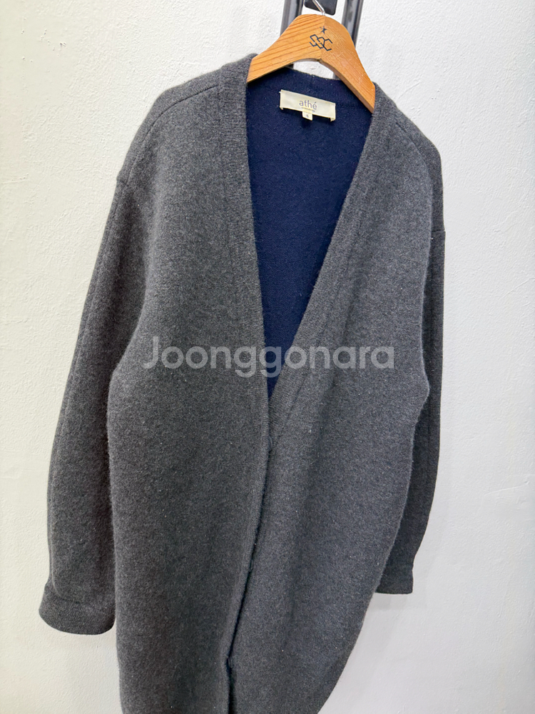 정품) 아떼바네사브루노 루즈핏 니트 롱가디건 0(55-66)--1