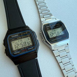 (우체국당일배송)카시오 전자시계 2종 일괄.