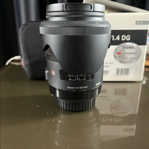 SIGMA 35mm F1.4 DG HSM for Canon 판매합니다 이미지