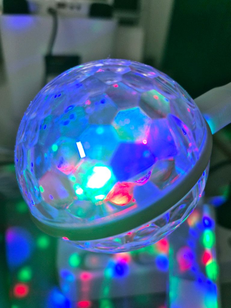 Double Magic Ball 미러볼 조명(새제품)--9