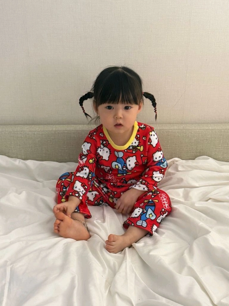 (새상품)아동내복 유아내복 키티내복 9호 이미지