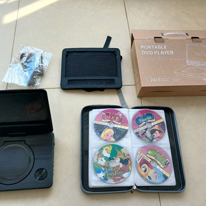 무배)에듀플레이어 edp90 휴대용dvd플레이어