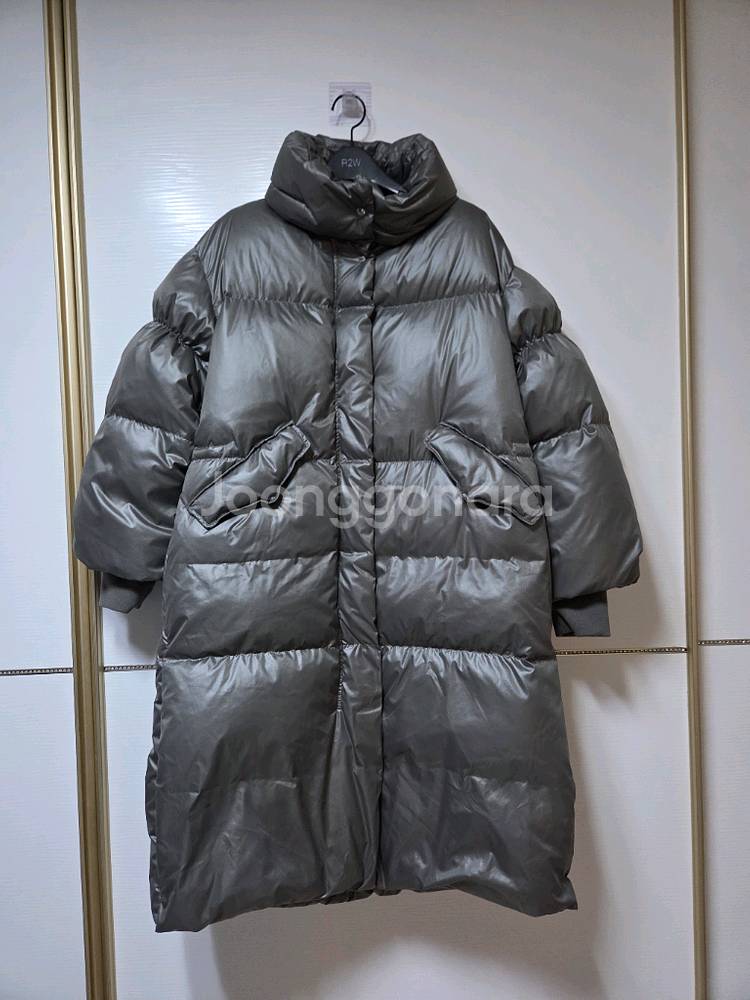 한섬 25fw신상 시스템 전국품절 하이넥 구스 롱코트 55--10