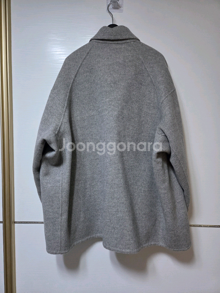 한섬 25fw신상 시스템 캐시미어 블렌드 하프코트 55--11