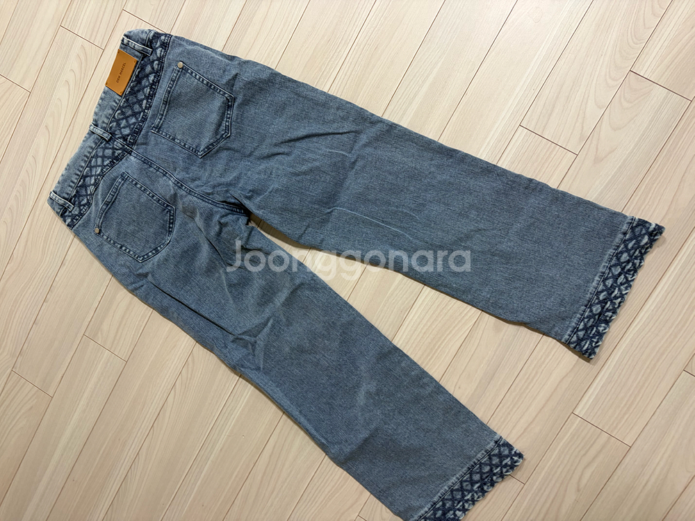 크러쉬 스티치 데님--1