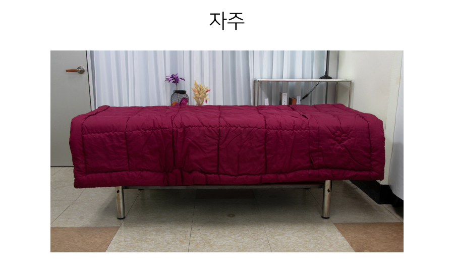 [창고정리새제품] 면혼방 사계절 이불 (진보라,자주,진핑크 색상) 새제품--2