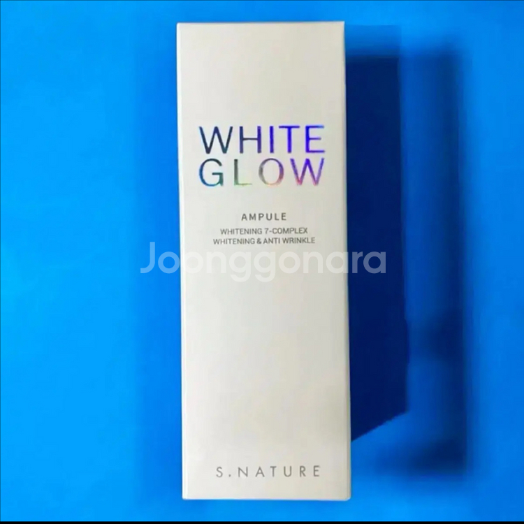 [새제품]에스네이처/화이트글로우/미백,항산화/백옥광앰플50ml--1