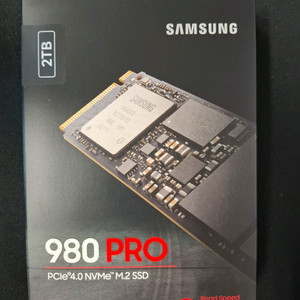 미개봉 삼성 980 PRO 2TB M.2 NVMe SSD