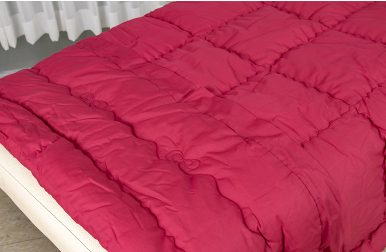 [맞춤제작 주문취소제품] 면혼방 사계절 이불 자주색 새제품--1