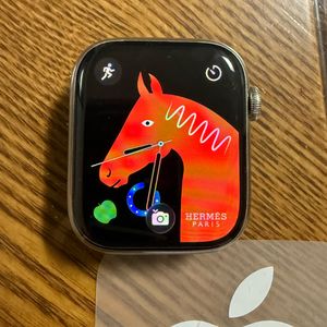 애플워치7 에르메스 45mm 실버