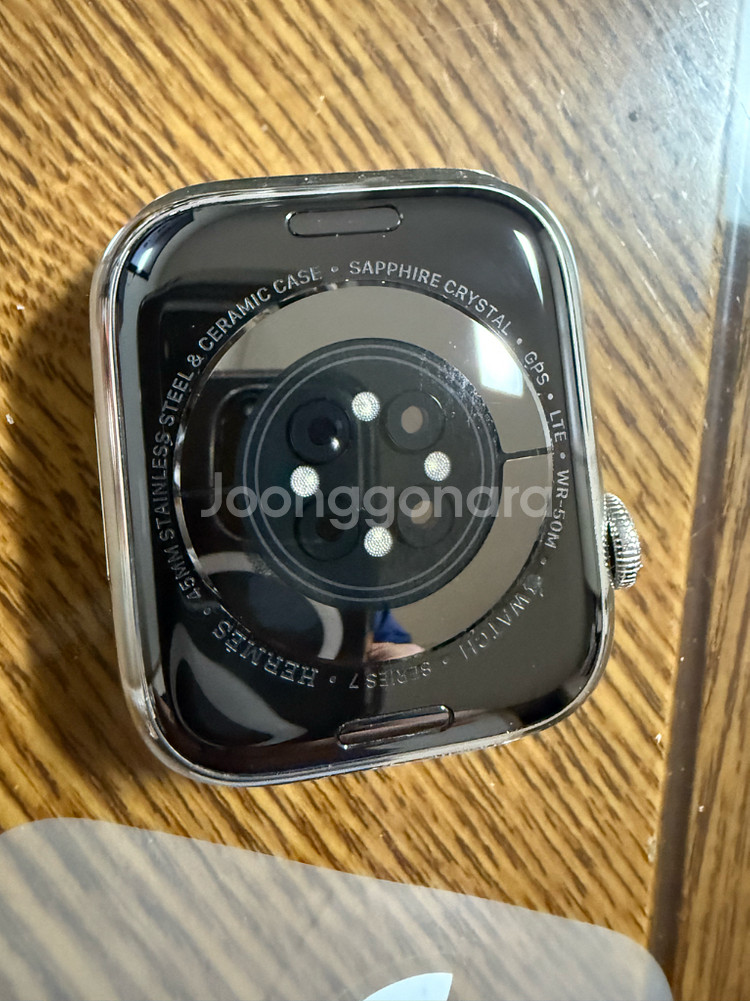 애플워치7 에르메스 45mm 실버--2