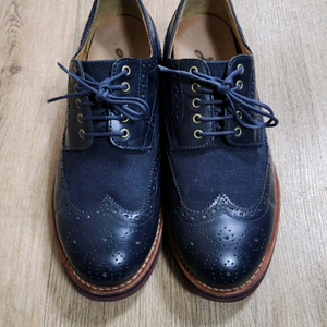 호킹스 남성 옥스포드 윙팁 캐주얼 구두-(255)