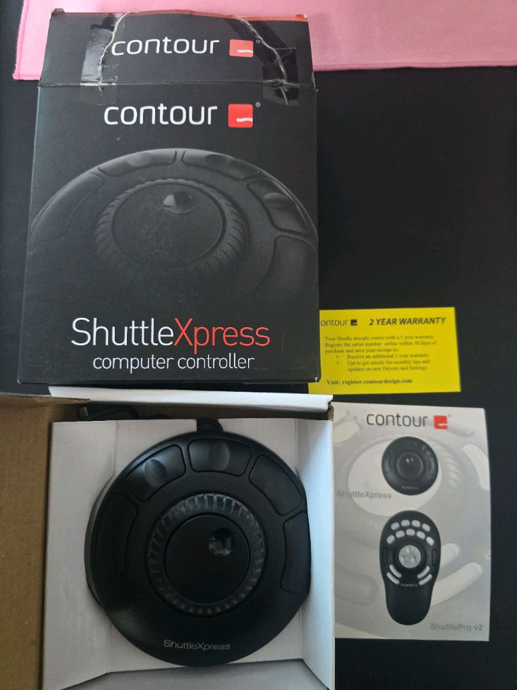 Contour ShuttleXpress 컴퓨터 컨트롤러 이미지