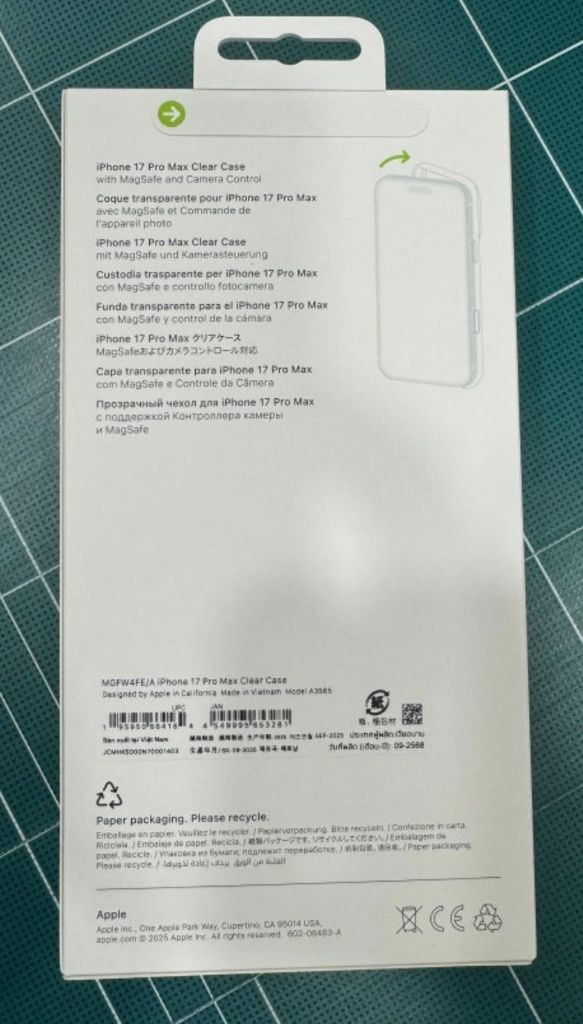 애플 아이폰 17 프로 맥세이프 정품 케이스--2