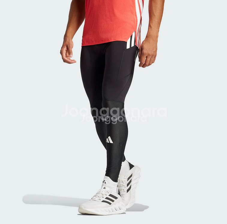 아디다스 공식] 아디제로 러닝 롱 레깅스 IX8984 L사이즈--3