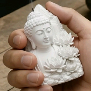 골드 붓다 연꽃 석고방향제 (딸기향)