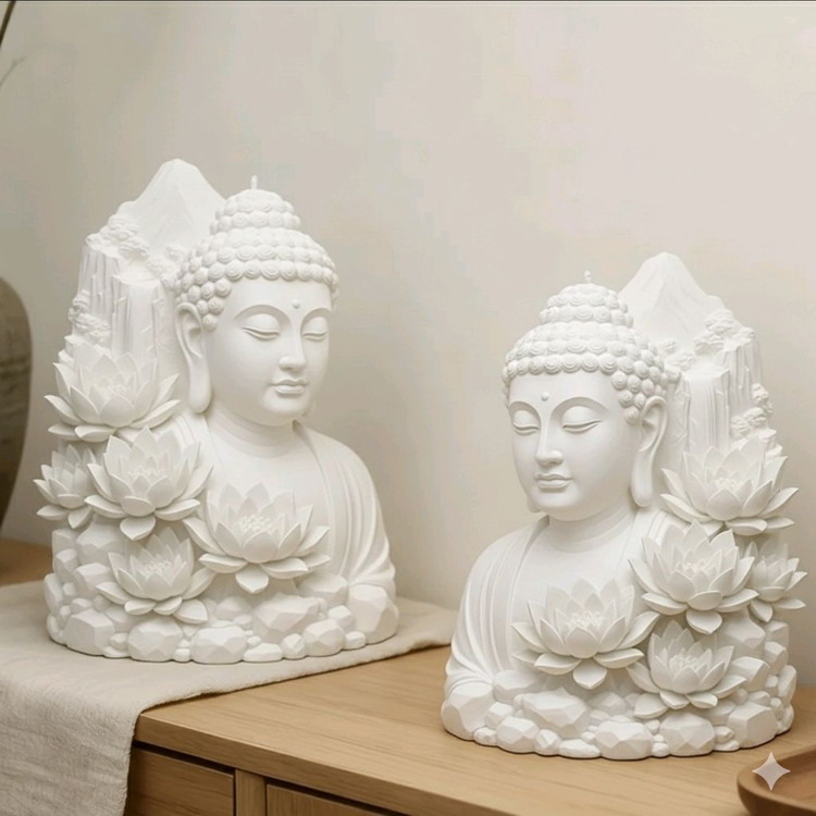 골드 붓다 연꽃 석고방향제 (딸기향)--3