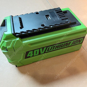 40V 6ah 그린웍스 송풍기 예초기 체인톱 호환 배터리 내놓습니다 이미지