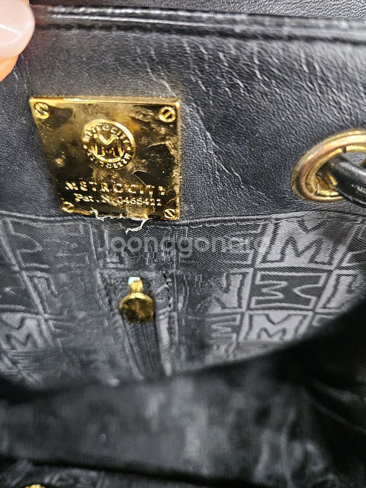 메트로시티 가죽백팩--8