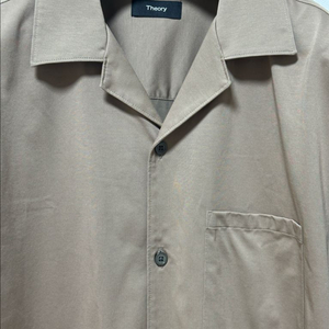 띠어리 오픈카라 반팔셔츠