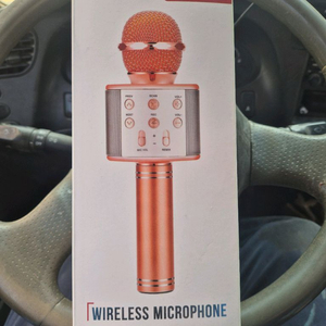 WSTER WS-858 블루투스 노래방 마이크 로즈골드 새제품