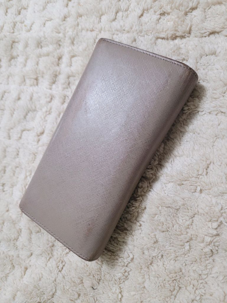 MCM 장지갑 베이지--1