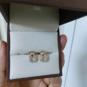 18k 핑크골드 모이사 귀걸이