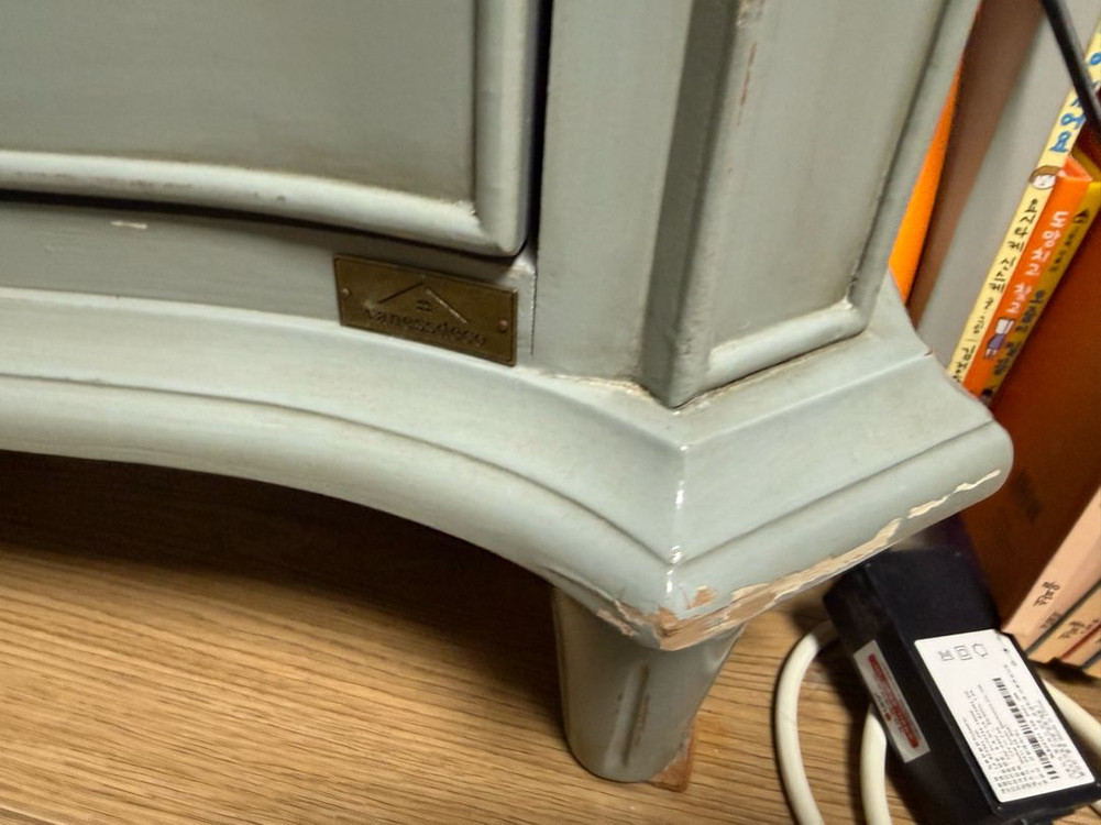 바네스데코 마지올리니시리즈 4단 서랍장 민트그레이--8