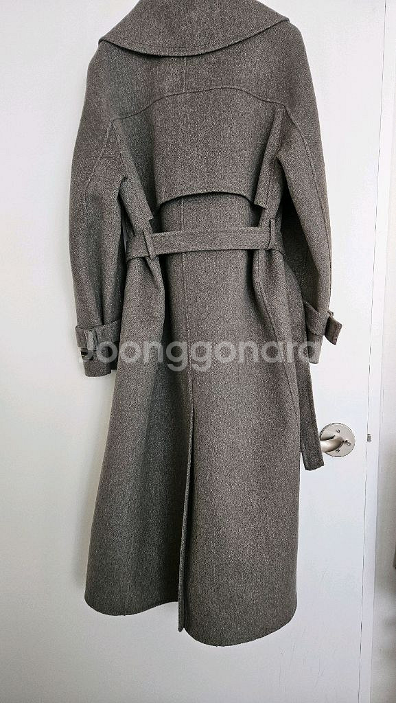 씨씨콜렉트 헤링본 캐시혼방 코트 55--7