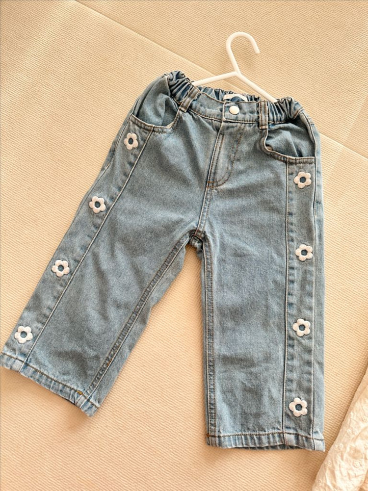 아기옷(블라우스+데님팬츠) 세트 일괄판매(100)--3