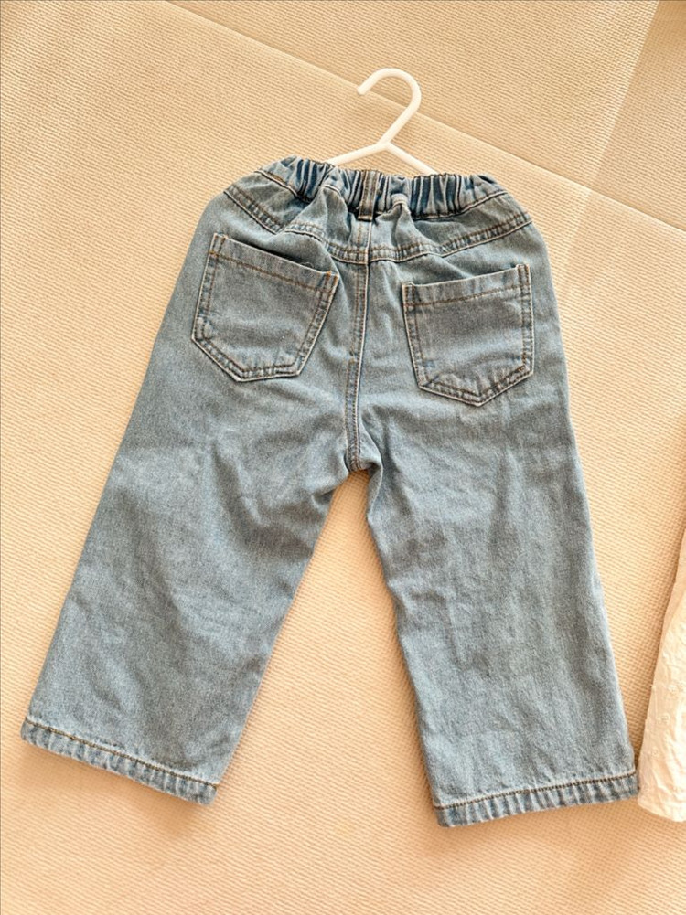 아기옷(블라우스+데님팬츠) 세트 일괄판매(100)--4