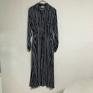 타미힐피거 스트라이프 롱 셔츠 원피스