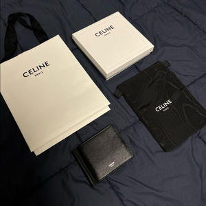 [판매중] 셀린느 반지갑 블랙 풀세트 이미지