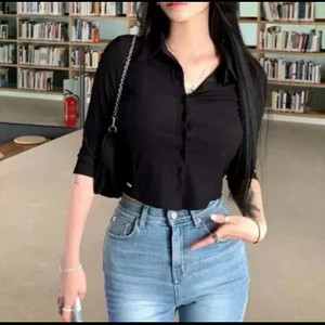 새상품)페일제이드 스판덱스 티셔츠 블랙